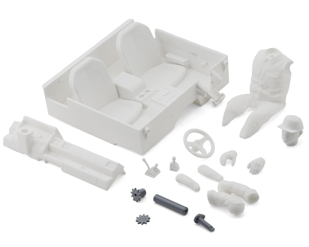 Knight Customs SCX10III™ Toyota® SR5 Scale Detailed Interior Set (Unpainted) w/Matthew Kett Fiqure