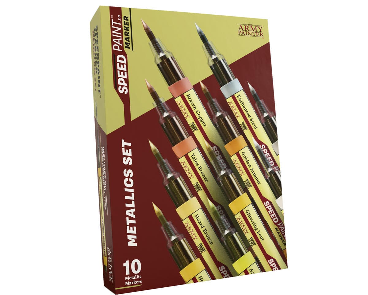 Army Painter Speedpaint 2.0 Paint Marker Metallics Set