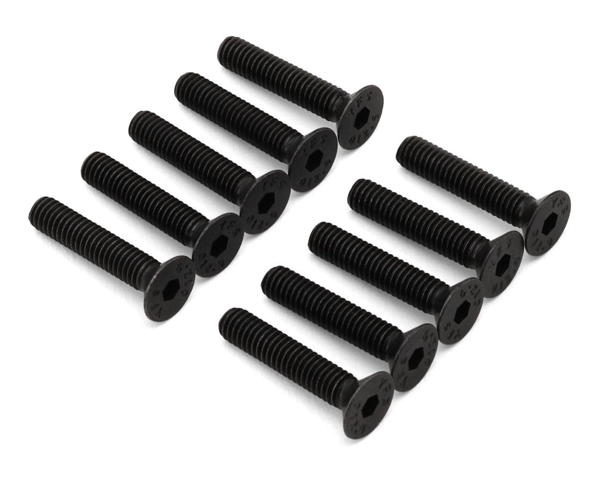Losi 4x12mm Flat Head Screws (10)