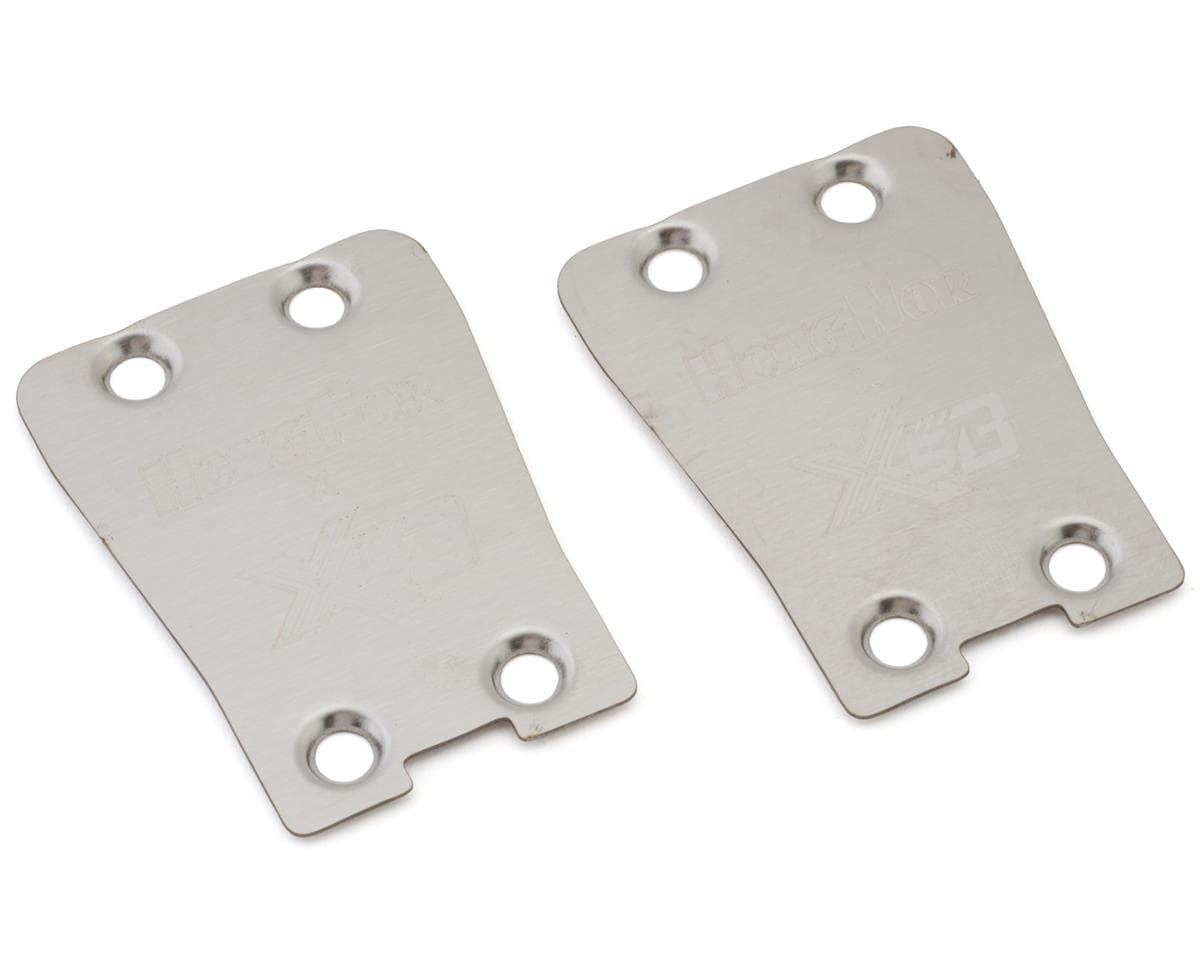HongNor X5B Streel Rear Chassis Skid Plates (2)