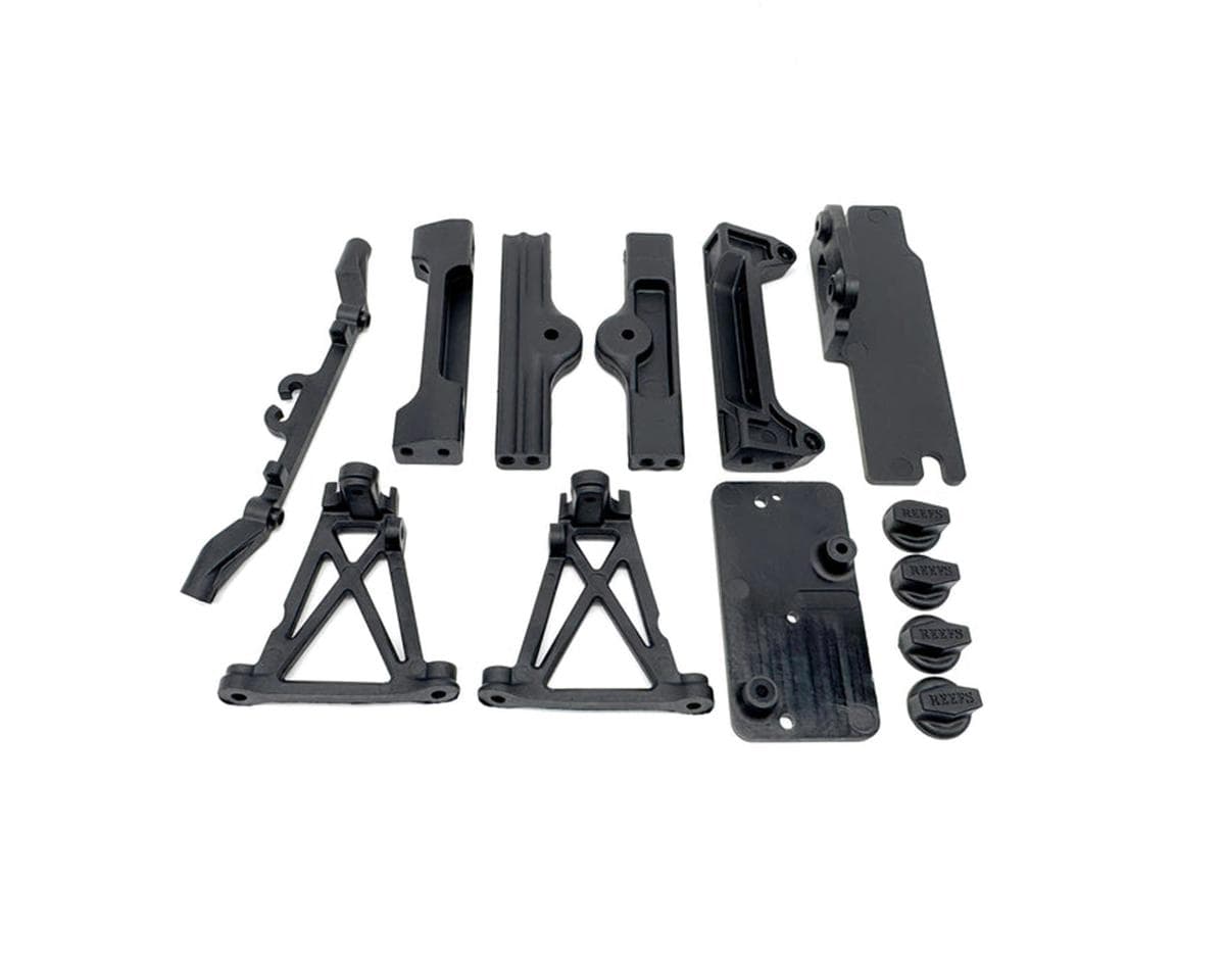Reefs RC XP10 Chassis Brace & Body Mounts Set