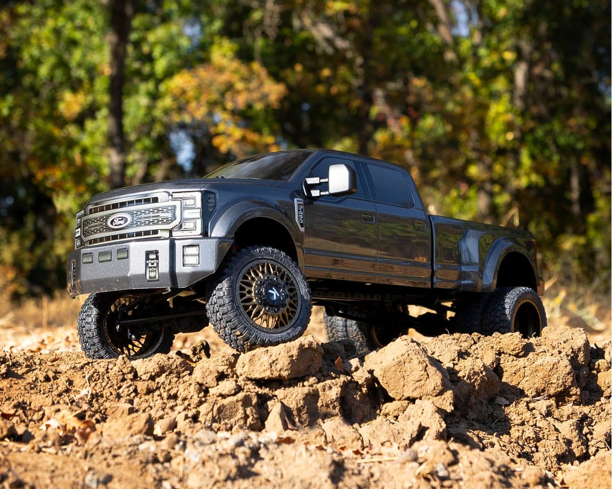 SCRATCH & DENT: CEN Ford F450 SD KG1 Edition 1/10 RTR Custom Dually Truck (Grey Titanium) w/2.4GHz Radio