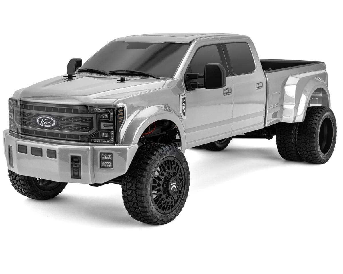 SCRATCH & DENT: CEN Ford F450 SD KG1 Edition 1/10 RTR Custom Dually Truck (Silver Mercury) w/2.4GHz Radio