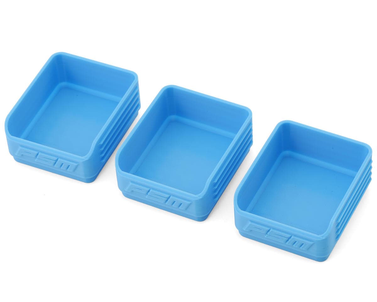 PSM 3D Printed Sorting Boxes (Sky Blue) (3) (61x51x25mm)