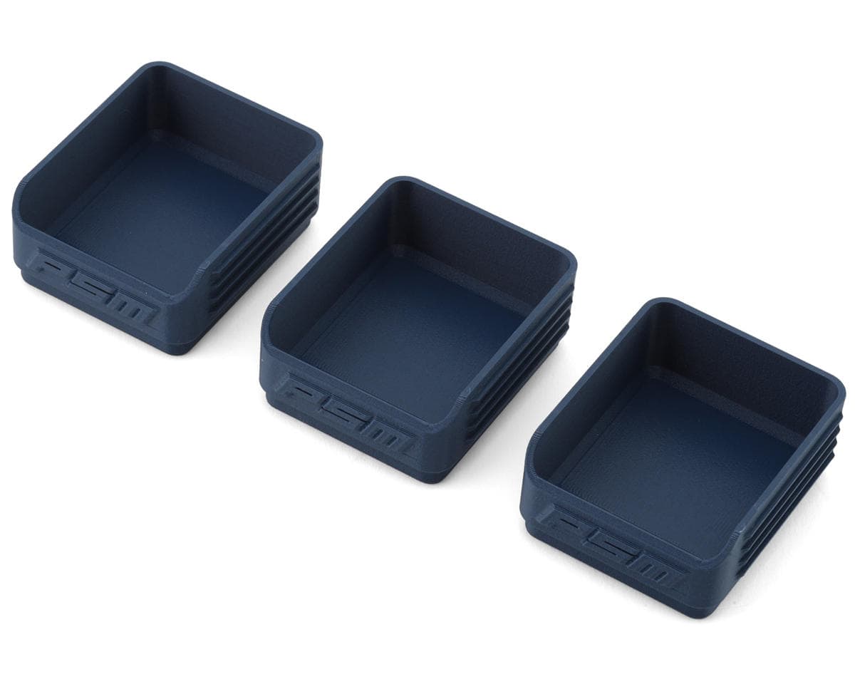 PSM 3D Printed Sorting Boxes (Navy) (3) (61x51x25mm)