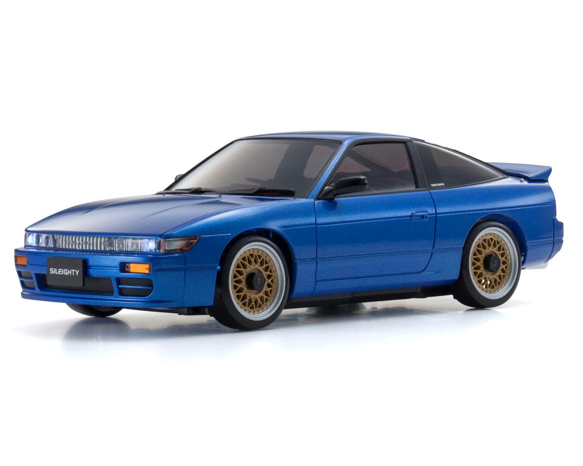 Kyosho MA-020 AWD Mini-Z ReadySet w/Nissan Sileighty Blue Body w/KT-531P 2.4GHz Radio