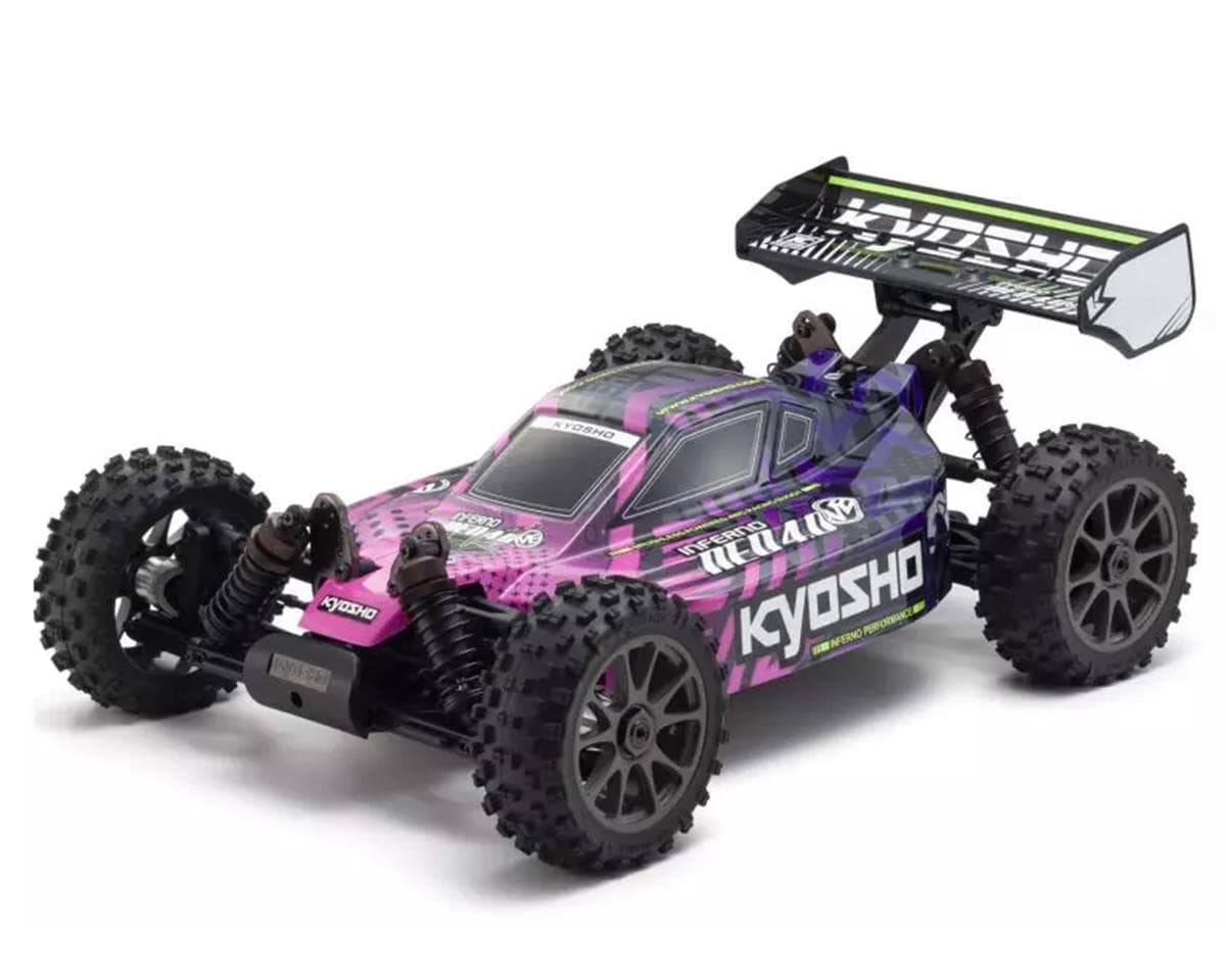 Kyosho NEO 4.0 VE ReadySet 1/8 Off-Road Electric Brushless Buggy (Pink/Purple) w/Syncro KT-231P 2.4GHz Radio