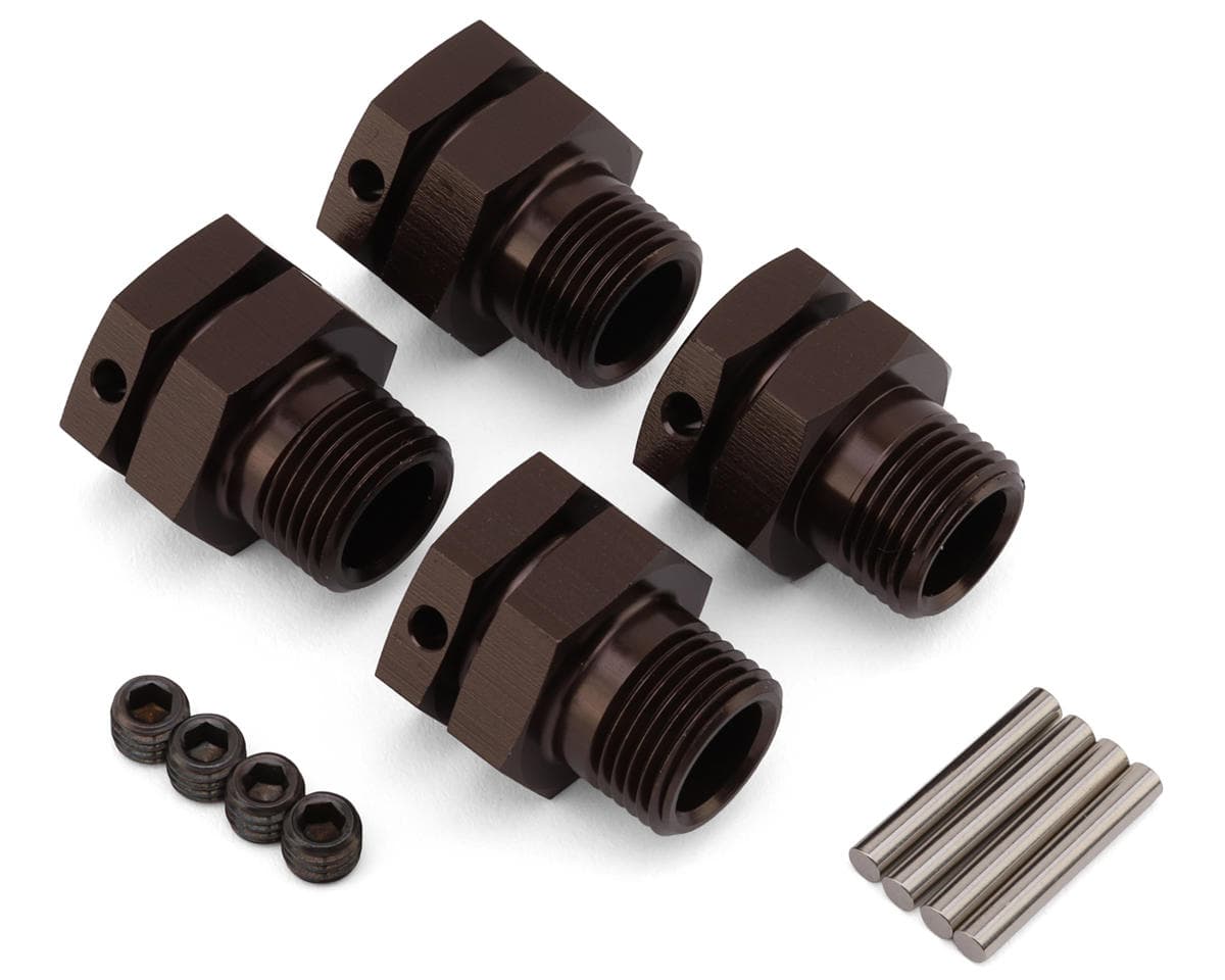 Kyosho Inferno NEO ST 17mm Aluminum Hex Wheel Hub Adaptors (Gunmetal) (4) (11mm offset)