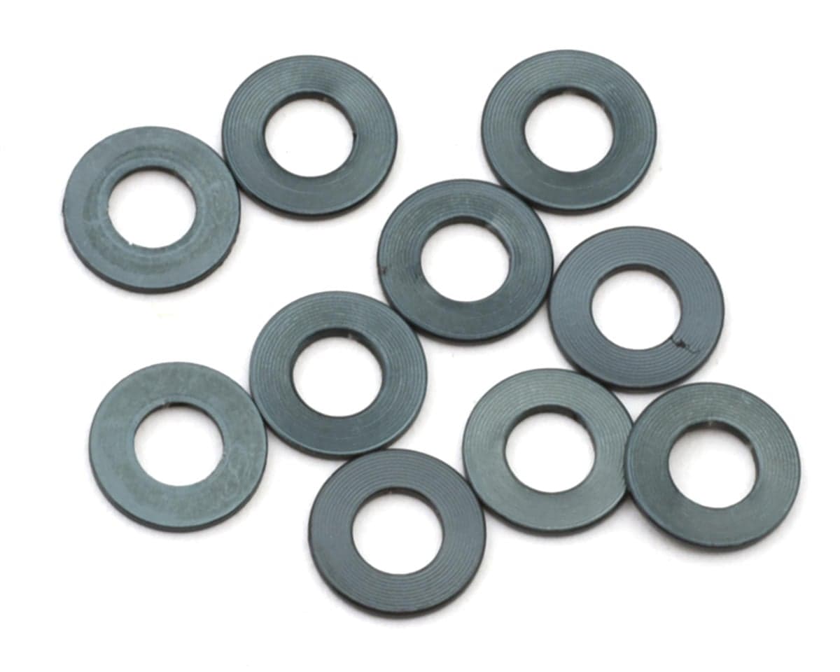 Mugen Seiki 3x6x0.5mm Aluminum Shims (Grey) (10)