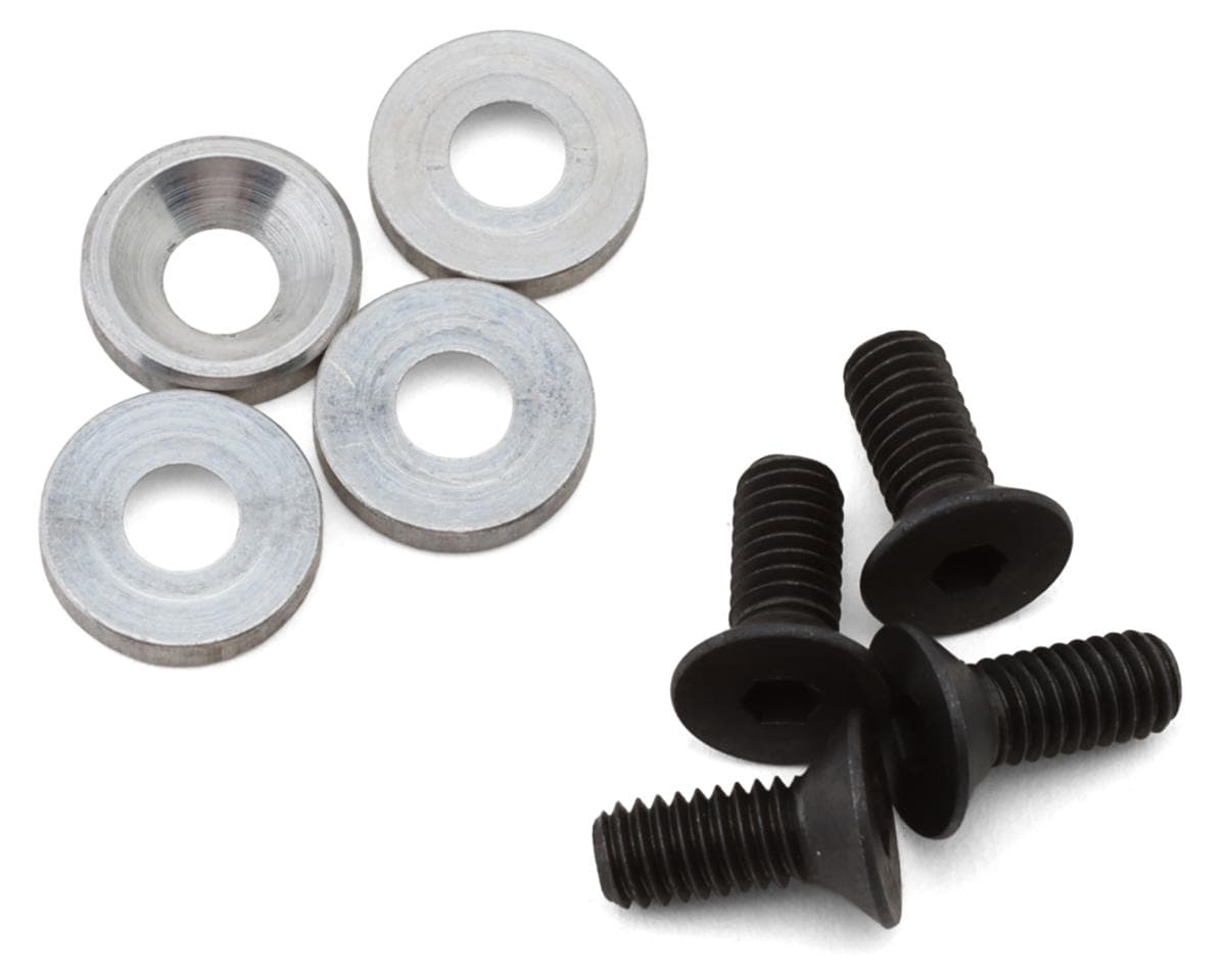Mugen Seiki MBX/MRX Nitro Engine Mount Screws & Washers (4)