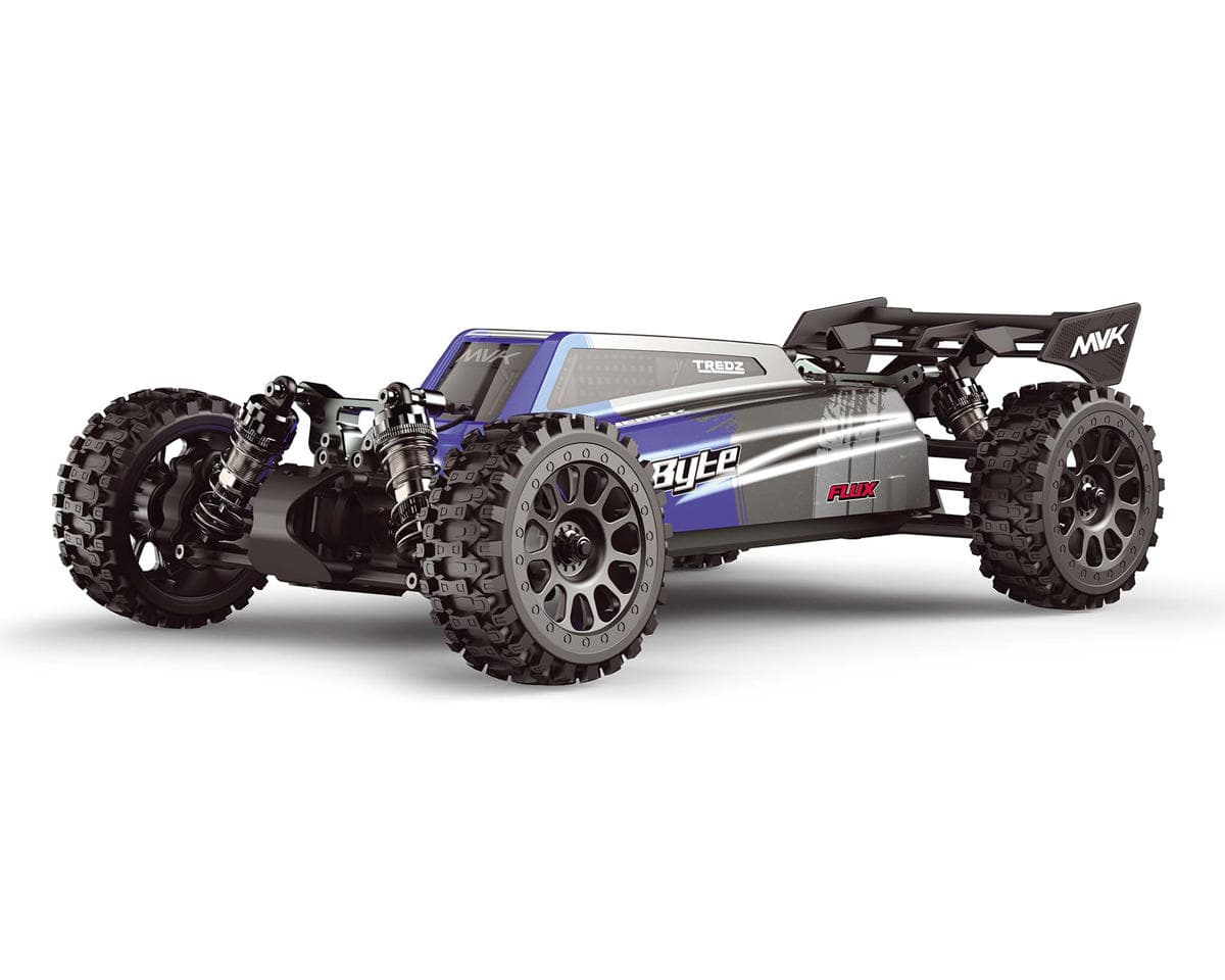 Maverick QByte XB Flux 1/12 Brushless RTR 4WD Electric Off-Road Buggy (Blue) w/2.4GHz Radio, Battery & Charger