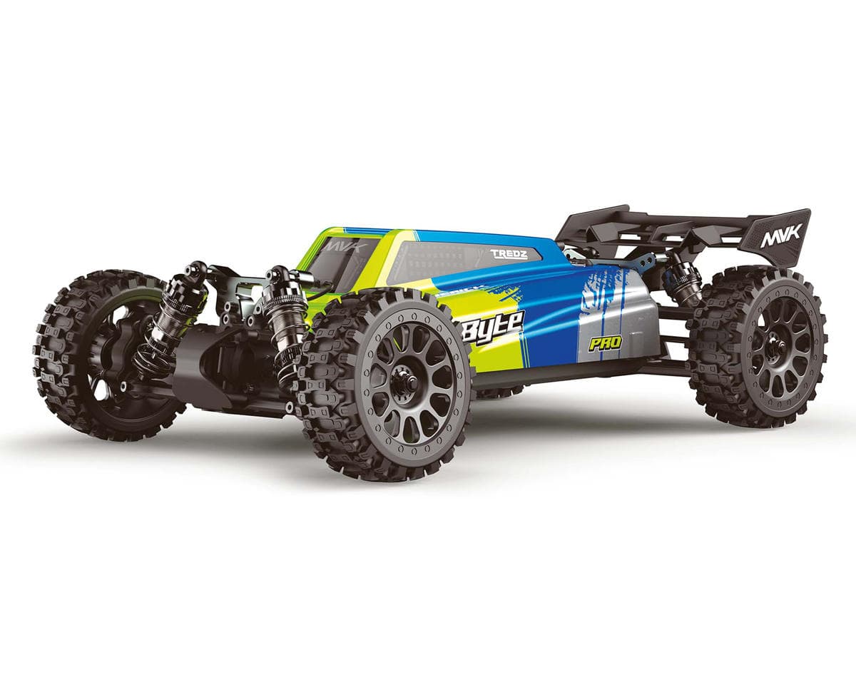 Maverick QByte XB Pro 1/12 Brushless RTR 4WD Electric Off-Road Buggy (Fluoro Green) w/2.4GHz Radio