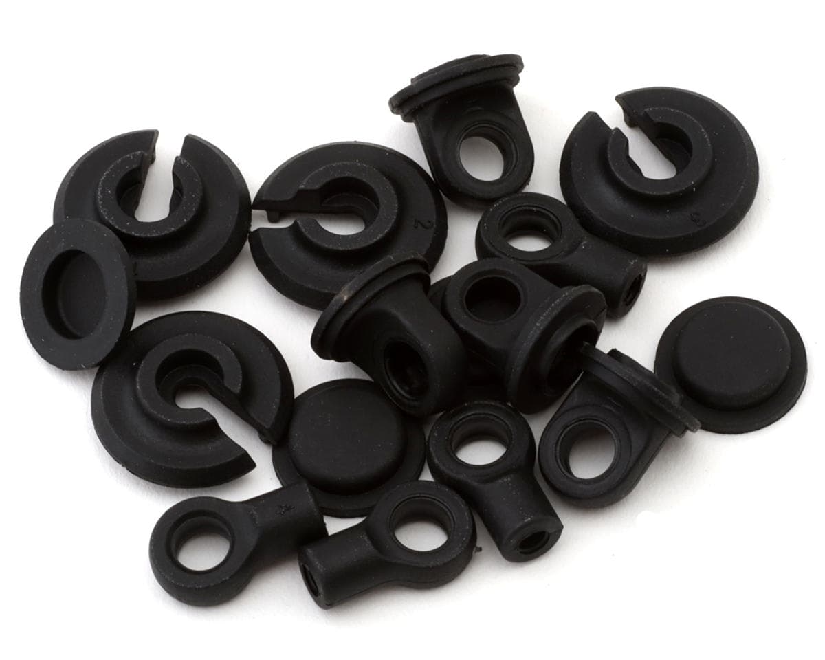 Maverick QByte XB/SC Shock Connecting & Sealing Set w/Shock Eyelets, Rod Ends & Spring Retainers