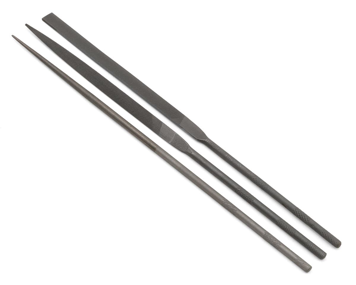 Shesto Limited Modelcraft Collection Precision Needle Files Set (3) (Medium Cut) (160mm)