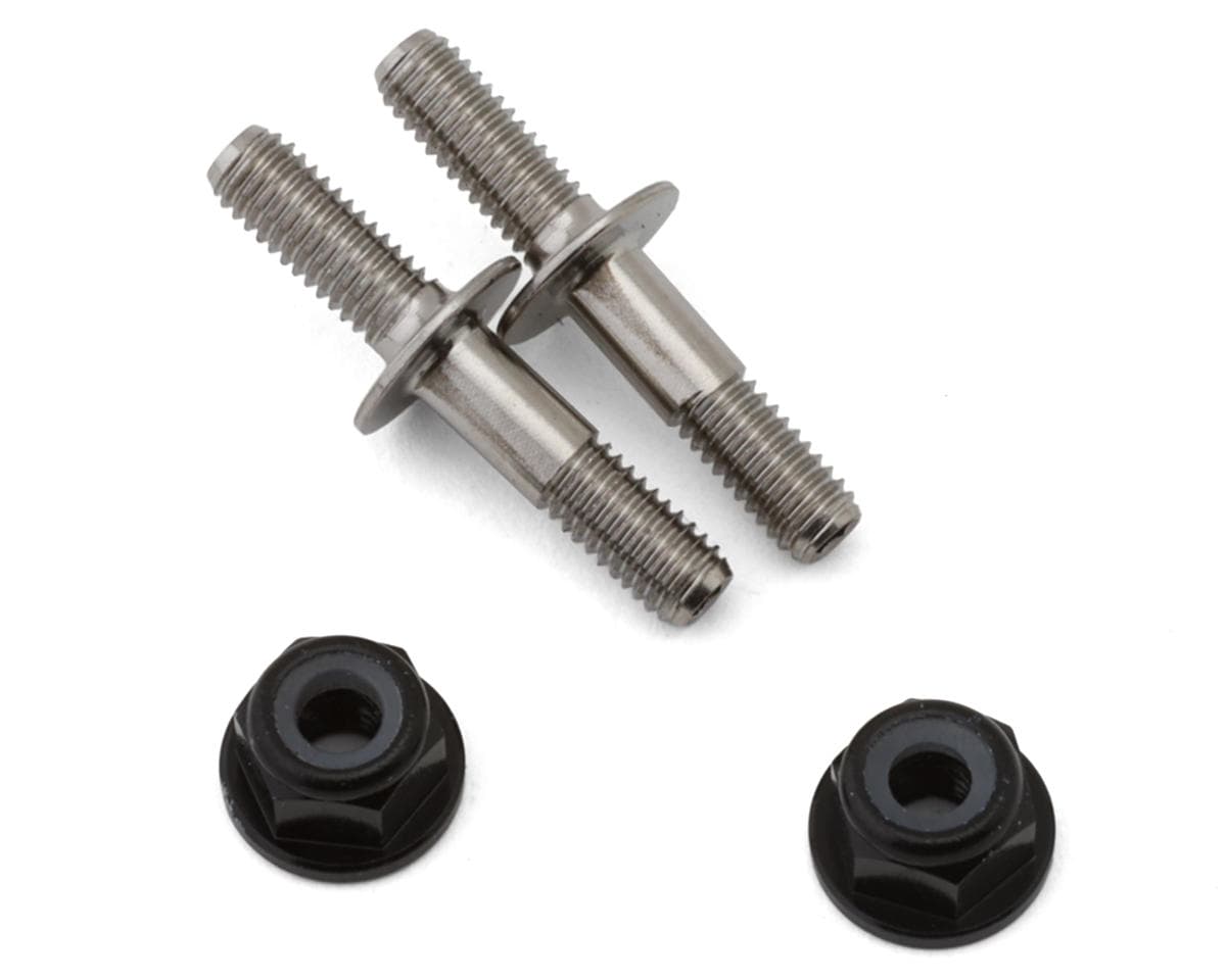 J&T Bearing Co. 1/10 Off Road Premium Titanium Lower Rear Shock Mounts Set