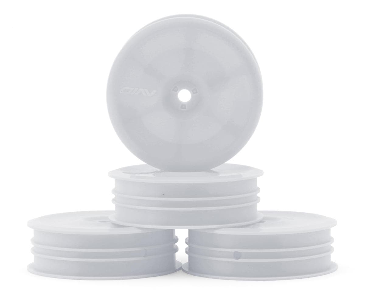Avid RC "Truss" 2.2" Slim 4WD Front Buggy Wheels (White) (4) w/12mm Hex