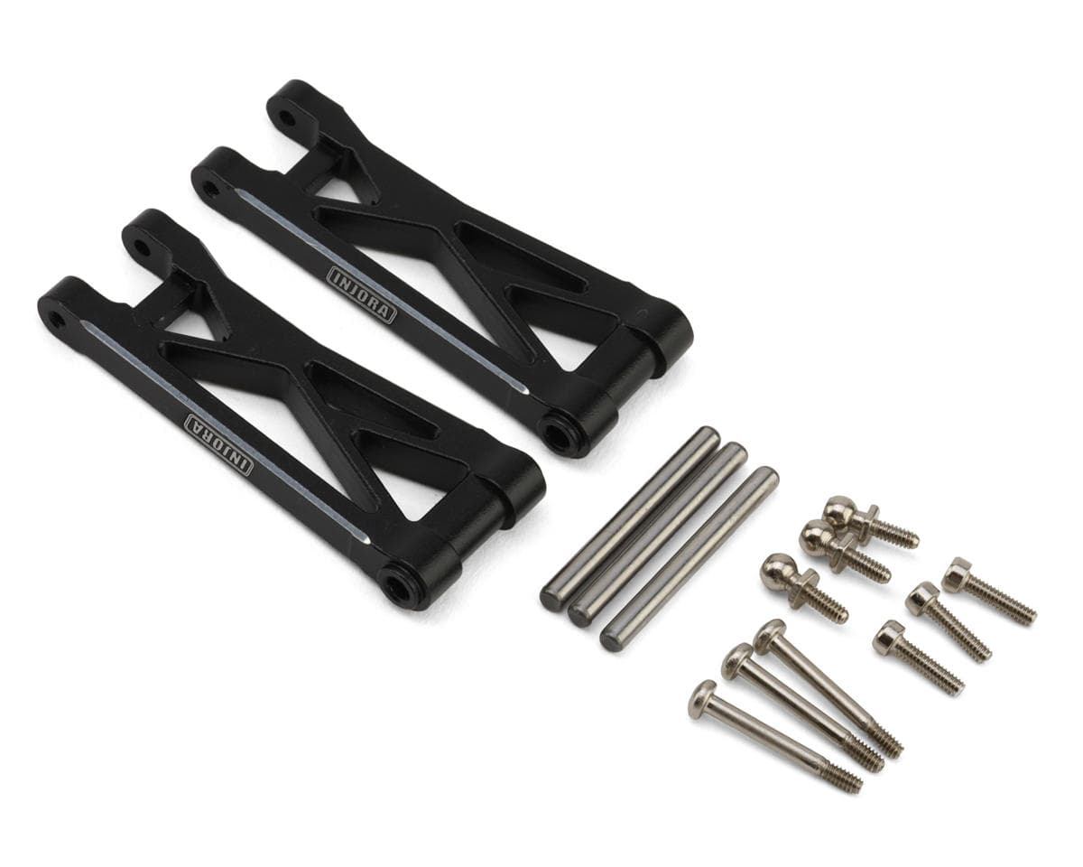 Injora Losi Micro-B/T Aluminum Rear Suspension Arms (Black) (2)