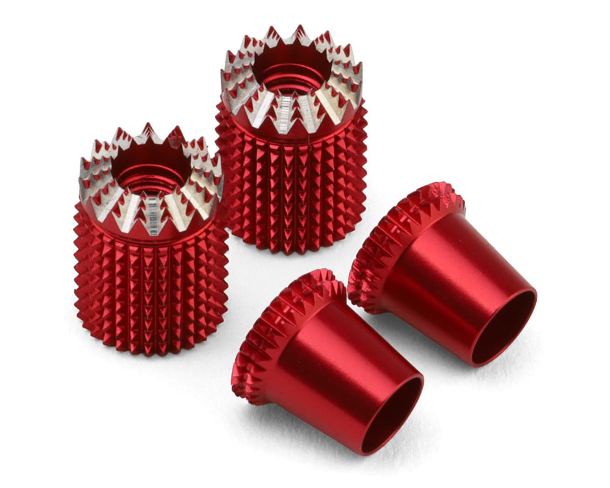 RadioMaster Shorty 360 Thomas Bitmatta Edition Gimbal Stick Ends (Red) (4mm Thread)