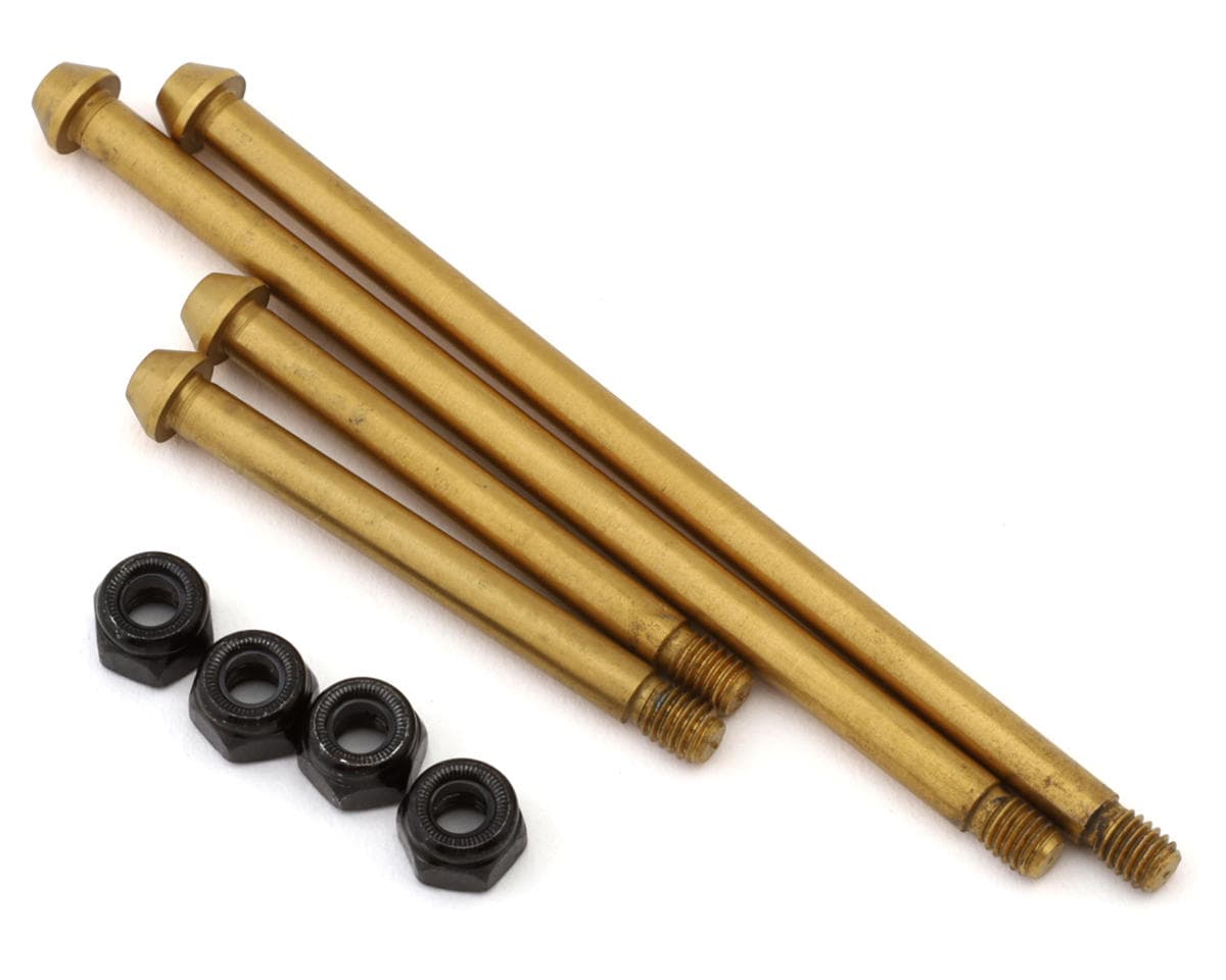 Exotek Kyosho Turbo Optima Mid Nitride Coated Steel Bolted Rear Hinge Pins Set