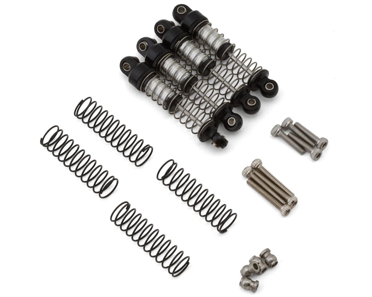 Furitek Titan Buggy 1/30 25mm Aluminum Threaded Oil Shocks (Silver) (4)