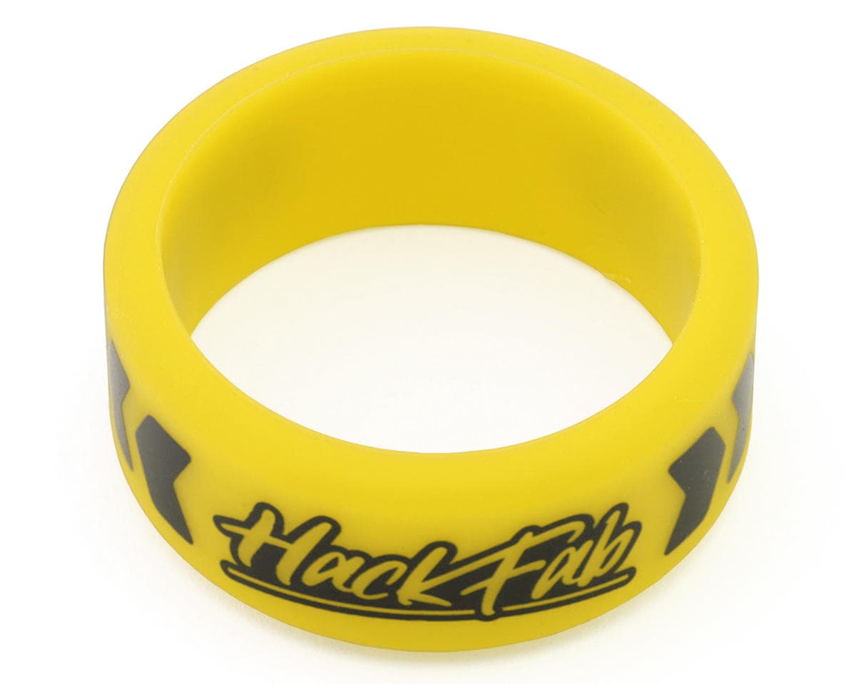 HackFab Silicone Transmitter Wheel Grip for Traxxas® TQi™ 2.4GHz Transmitter (Yellow)