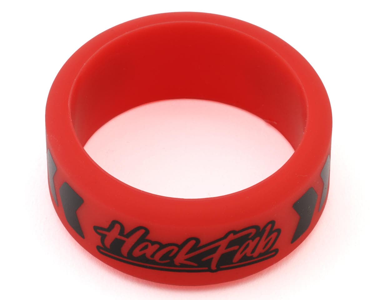 HackFab Silicone Transmitter Wheel Grip for Traxxas® TQi™ 2.4GHz Transmitter (Red)