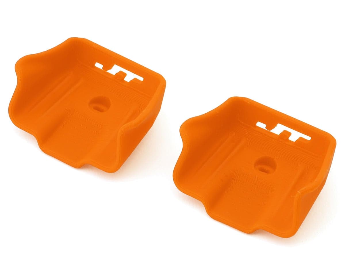 J&T Bearing Co. Mugen/Sworkz Aerovex 1/8 Buggy Front Nose Wings (Orange) (2)