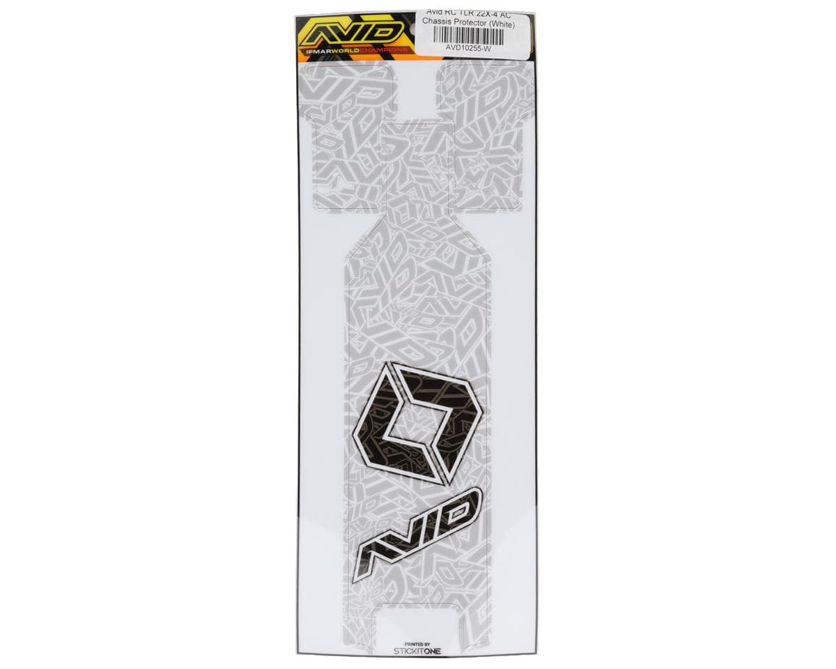 Avid RC TLR 22X-4 AC Chassis Protector (White)
