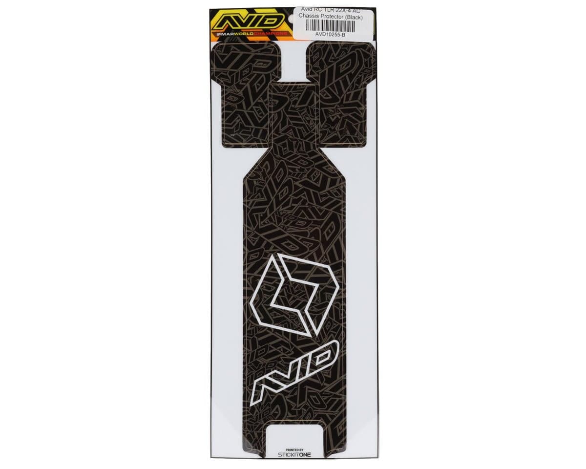 Avid RC TLR 22X-4 AC Chassis Protector (Black)