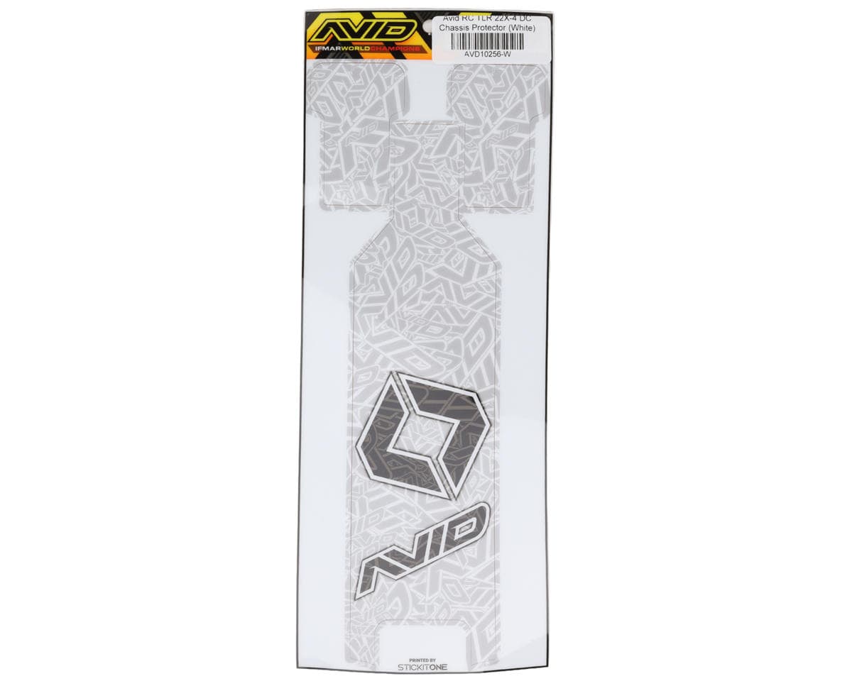 Avid RC TLR 22X-4 DC Chassis Protector (White)