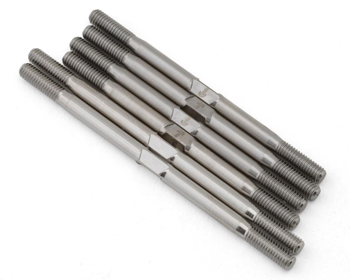 1UP Racing Associated T84 Pro Duty Titanium Turnbuckle Set (Silver)