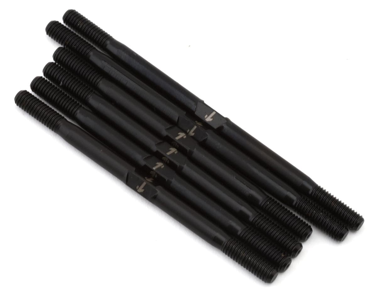 1UP Racing Team Associated RC10T84 Pro Duty Titanium Turnbuckle Set (Black)