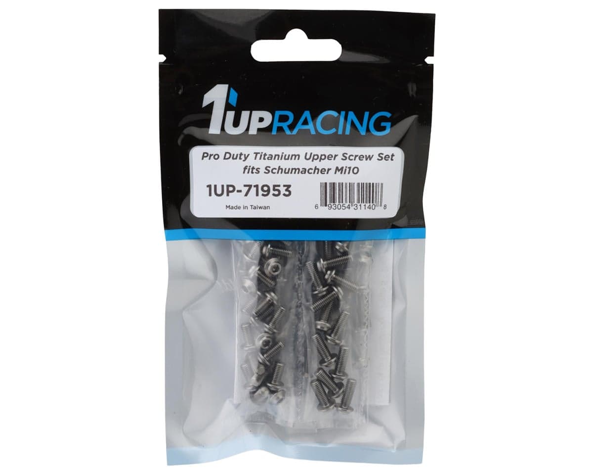 1UP Racing Schumacher Mi10 Pro Duty Titanium Upper Screw Set (83)