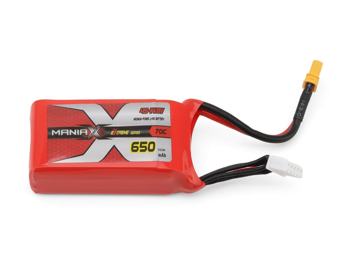 ManiaX XLPower Stratos 200 4S 70C LiPo Battery Pack (14.8V/650mAh) w/XT30 Connector
