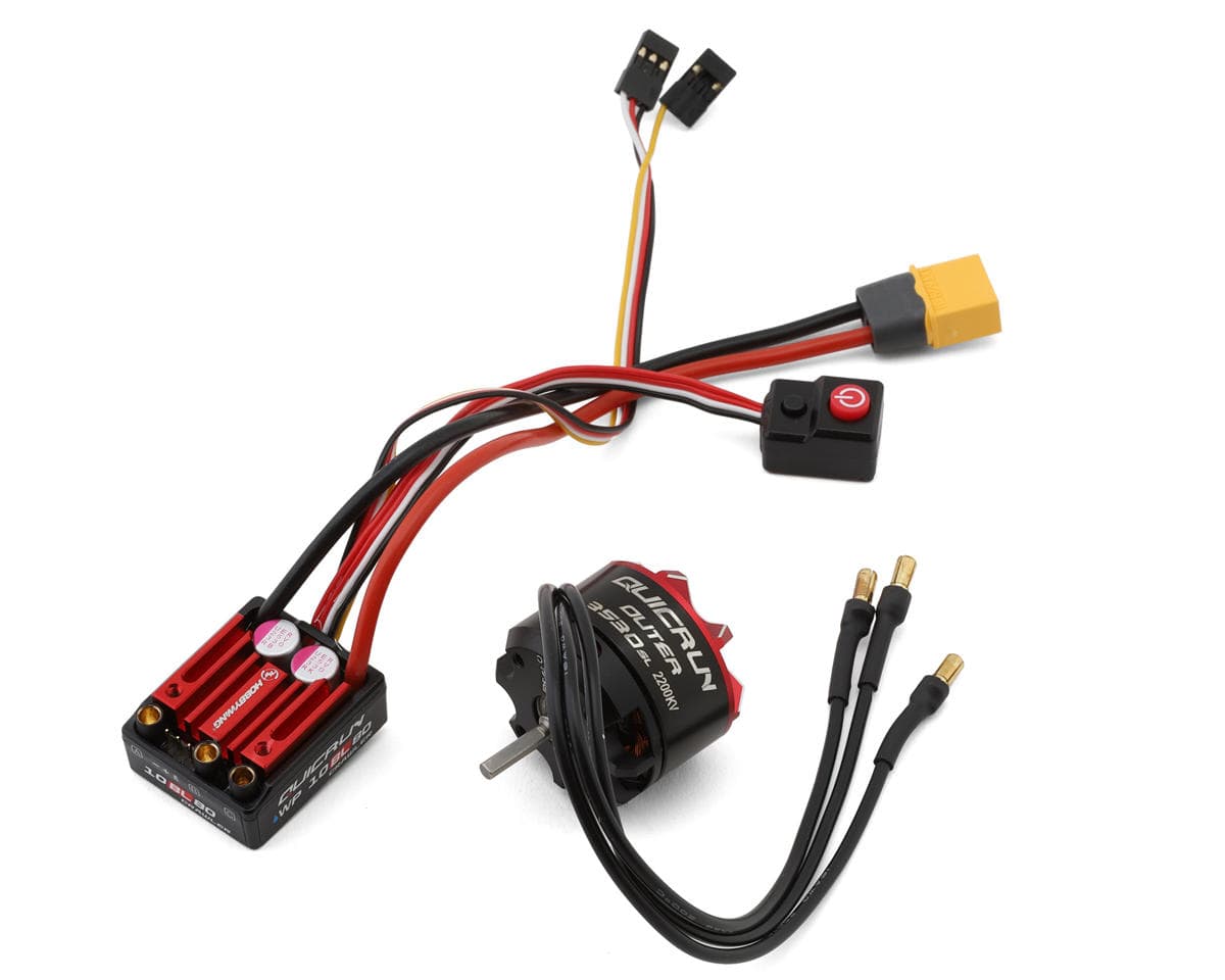 Hobbywing Quicrun 10BL80 Brushless ESC & 3530 SL Motor Combo (2200kV)