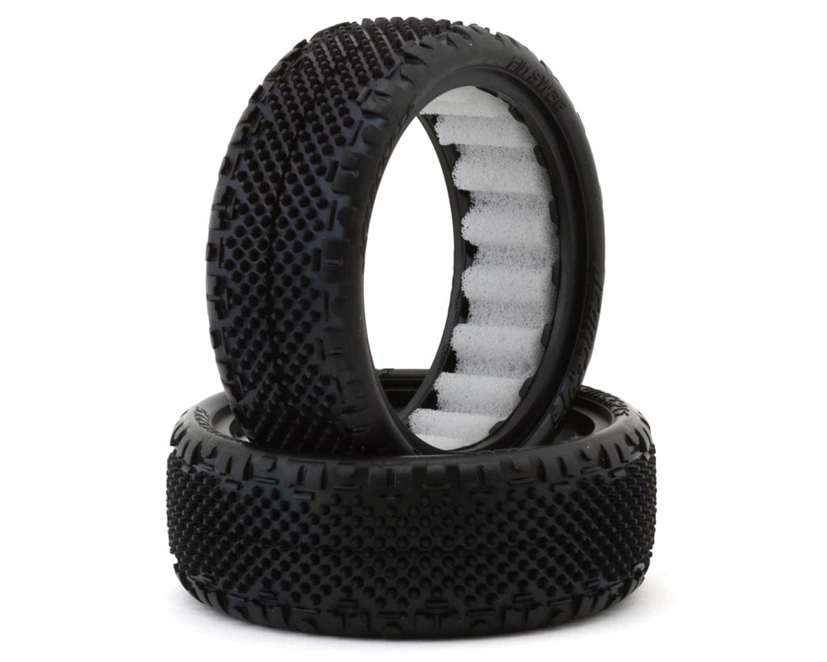 JConcepts Pin Swag LP Wide 2.2" 2WD Front Buggy Carpet Tires (2) (Purple)