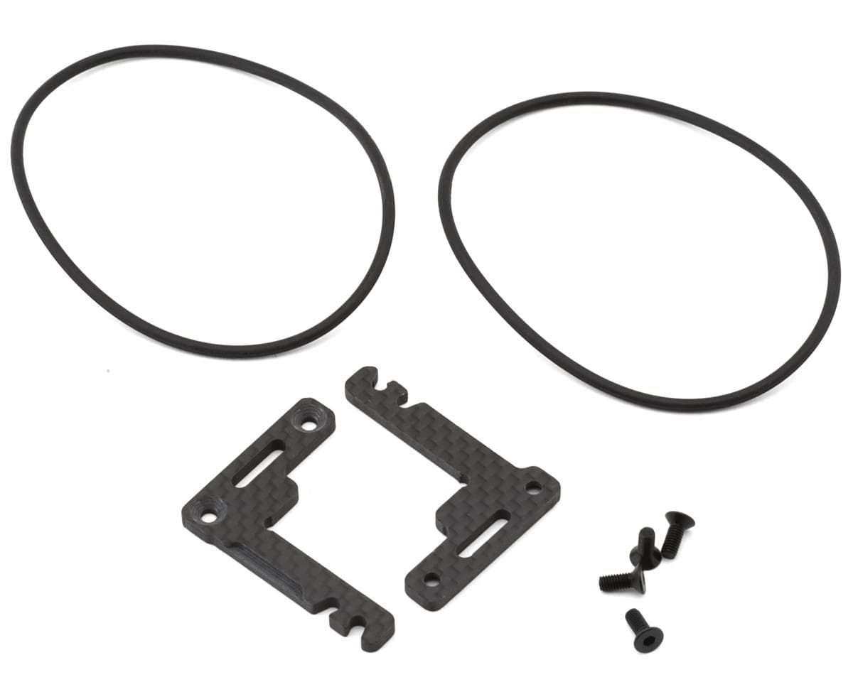 Yeah Racing Tamiya TT-02 Carbon Fiber Shorty Battery Mount Set