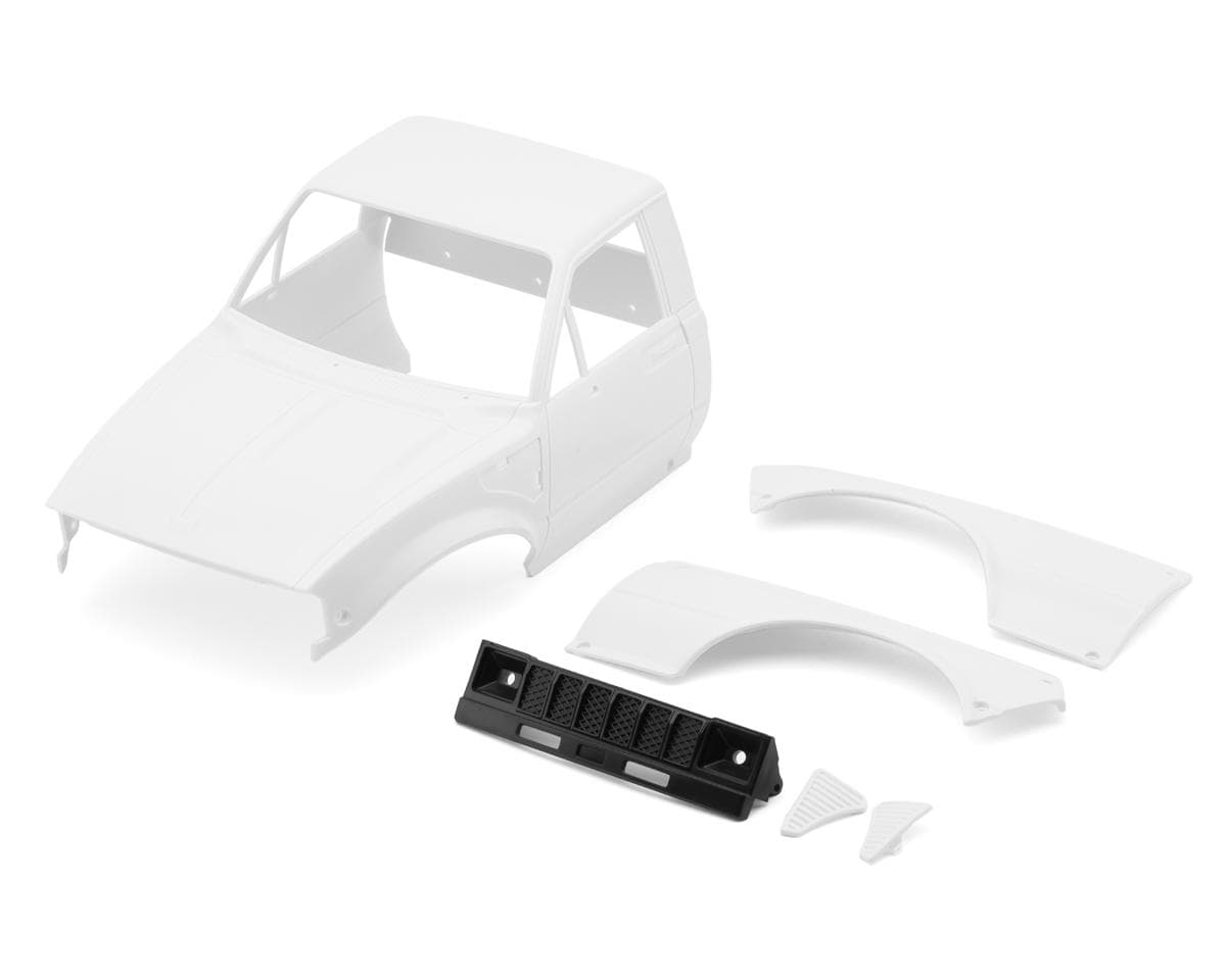 Injora IR60-10 1/10 Rock Crawler Scale Truck Hard Body Set w/Interior & Bed Cage (Unpainted) (12.2" Wheelbase)
