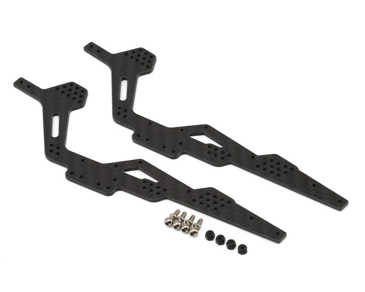 HPI Venture18 CC Flux Carbon Fiber Chassis Rails Set