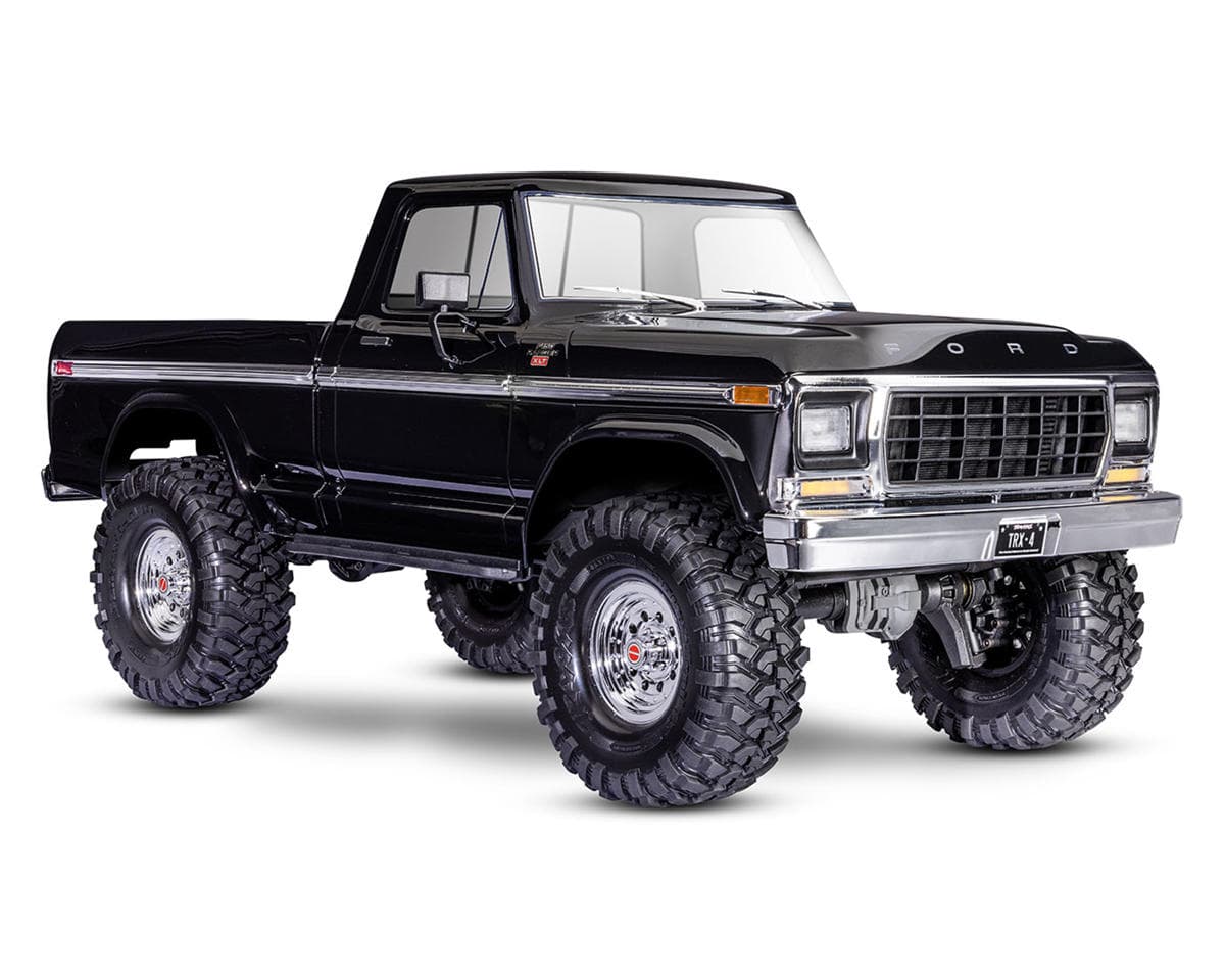 Traxxas TRX-4® 1/10 4WD RTR Scale & Trail® Rock Crawler w/Ford® F-150® Truck Body (Black) w/XL-5™ HV ESC & TQ™ 2.4GHz Radio