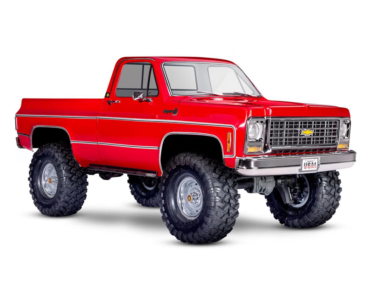 Traxxas TRX-4® 1/10 4WD RTR Scale & Trail® Rock Crawler w/1979 Chevrolet® K10 Truck Body (Red) w/XL-5™ HV ESC & TQ™ 2.4GHz Radio