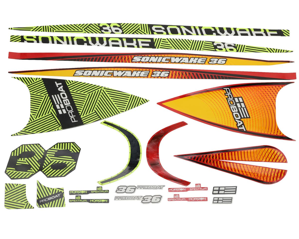 Pro Boat Sonicwake V3 Decal Set