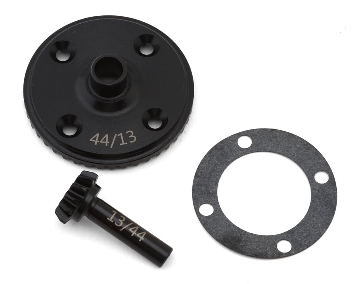 HongNor X5B CNC-Machined Spiral Bevel Differential Gears Set (13T/44T)