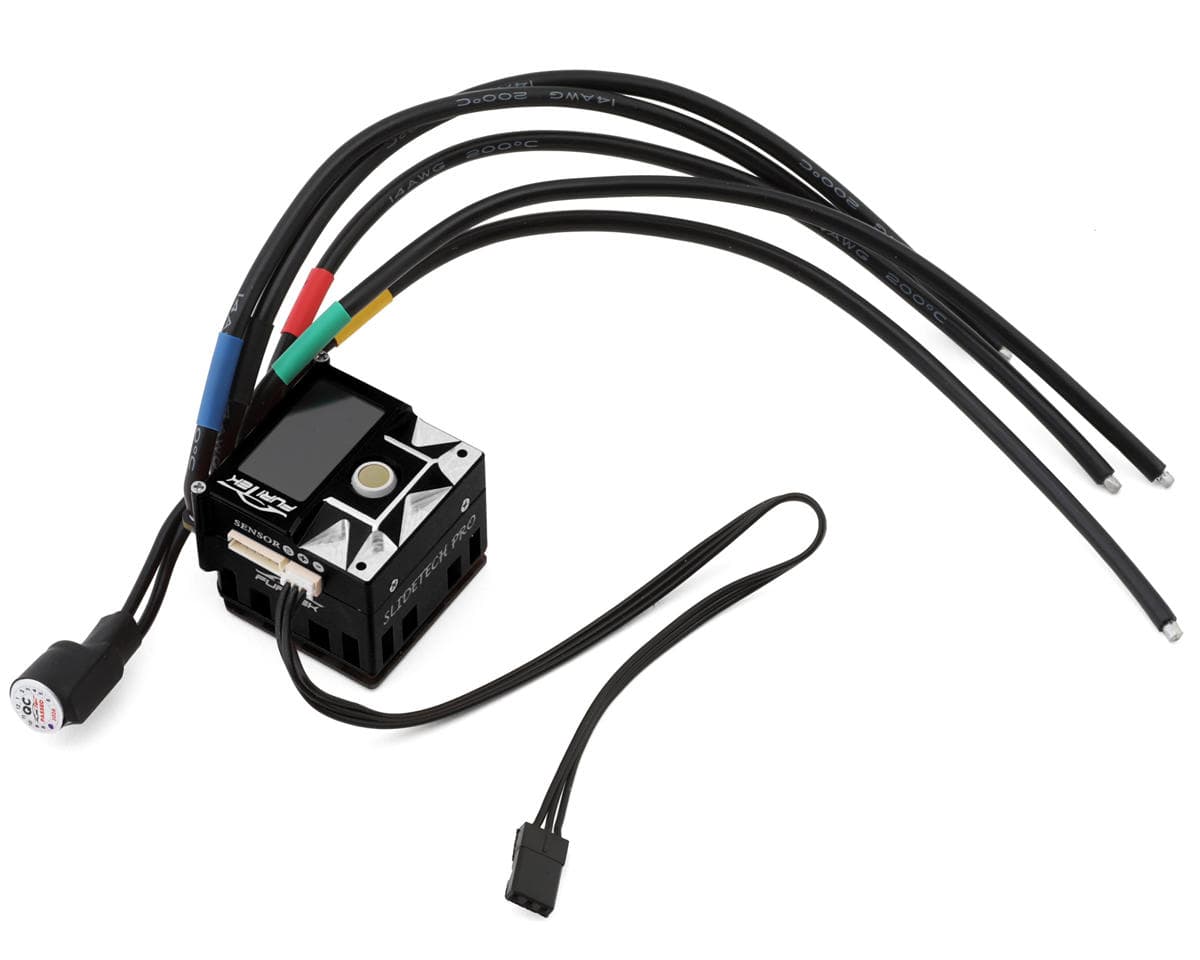 Furitek SlideTech Pro Trackball Drift & Stock 1/10 Sensored Brushless ESC w/OLED & Internal Fan (Black)