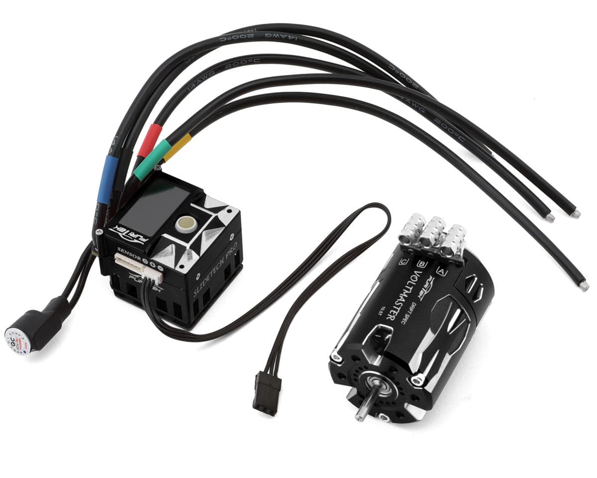 Furitek SlideVolt Pro 1/10 Drift Sensored Brushless ESC & Motor Combo (10.5T) (Black)