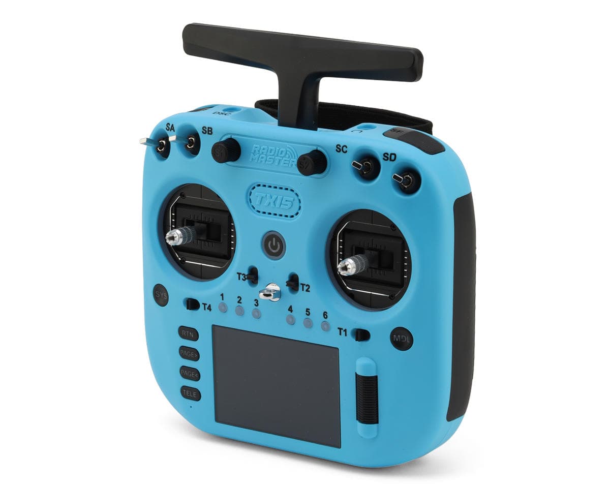RadioMaster TX15 Dual-Band 2.4GHz/900MHz 16-Channel Radio System (Blue) (ELRS)