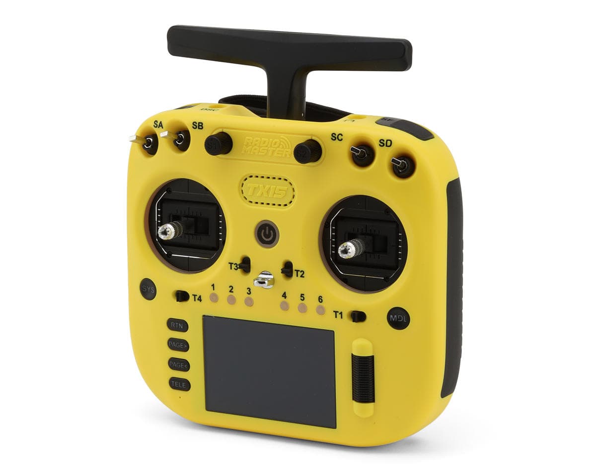 RadioMaster TX15 Dual-Band 2.4GHz/900MHz 16-Channel Radio System (Yellow) (ELRS)
