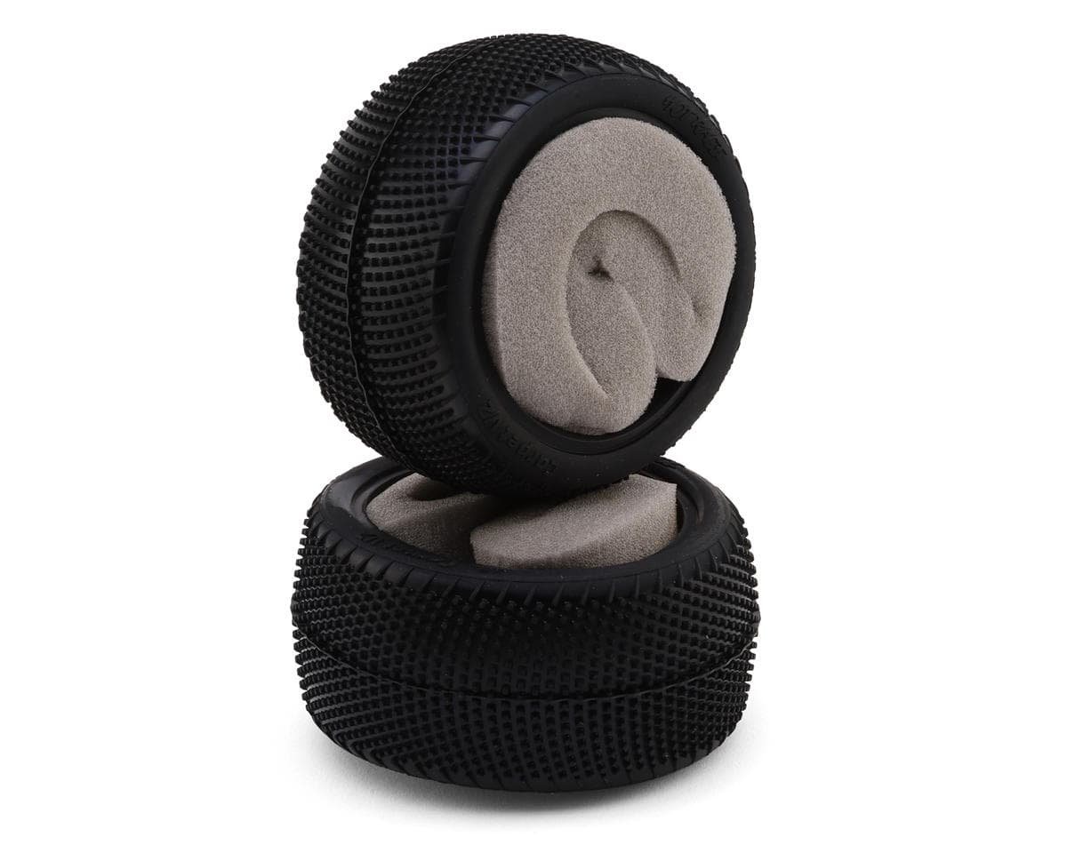 HotRace V2 Carpet 2.2" 1/10 2WD/4WD Rear Buggy Tires (2) (Soft) w/Foam Inserts
