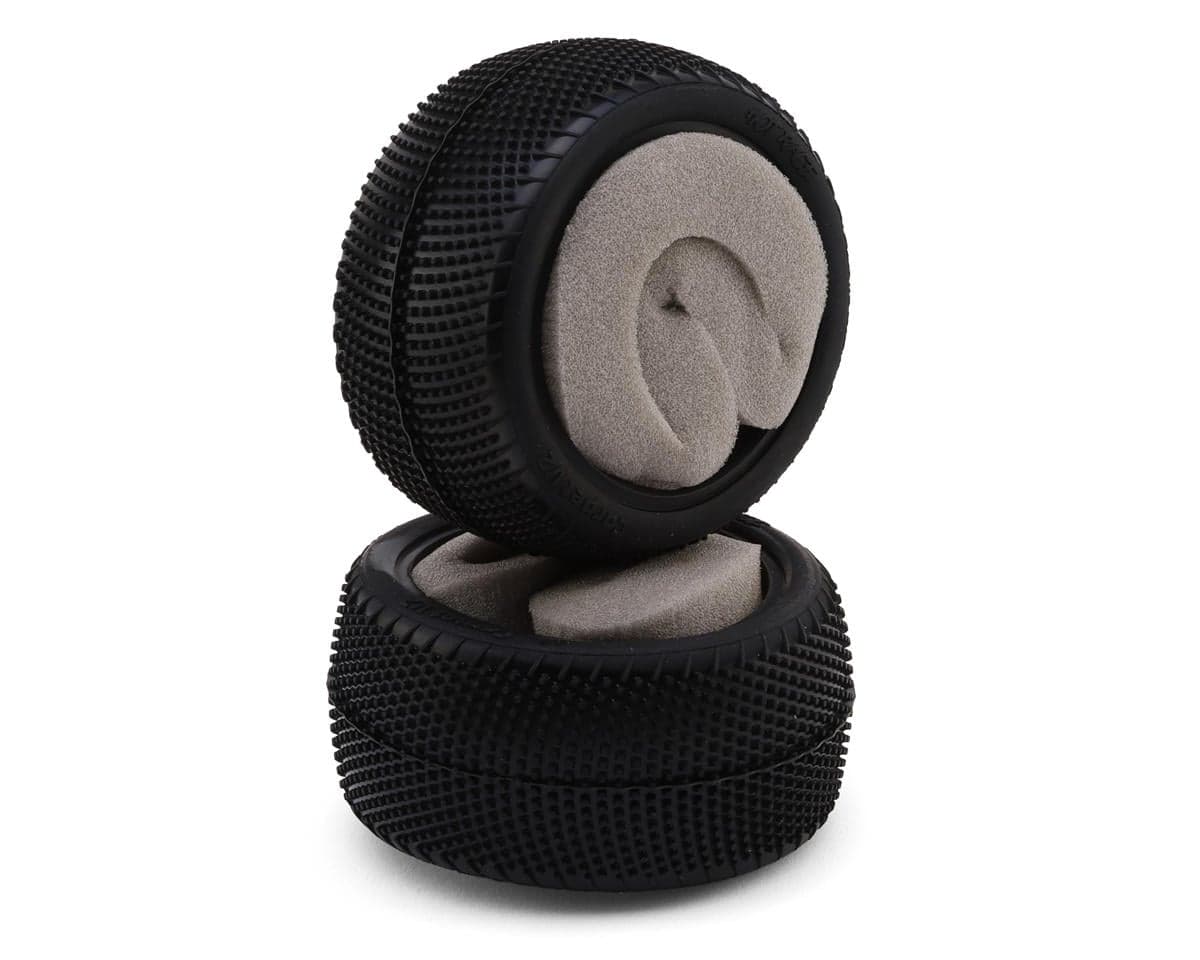HotRace V2 Carpet 2.2" 1/10 2WD/4WD Rear Buggy Tires (2) (Medium/Soft) w/Foam Inserts