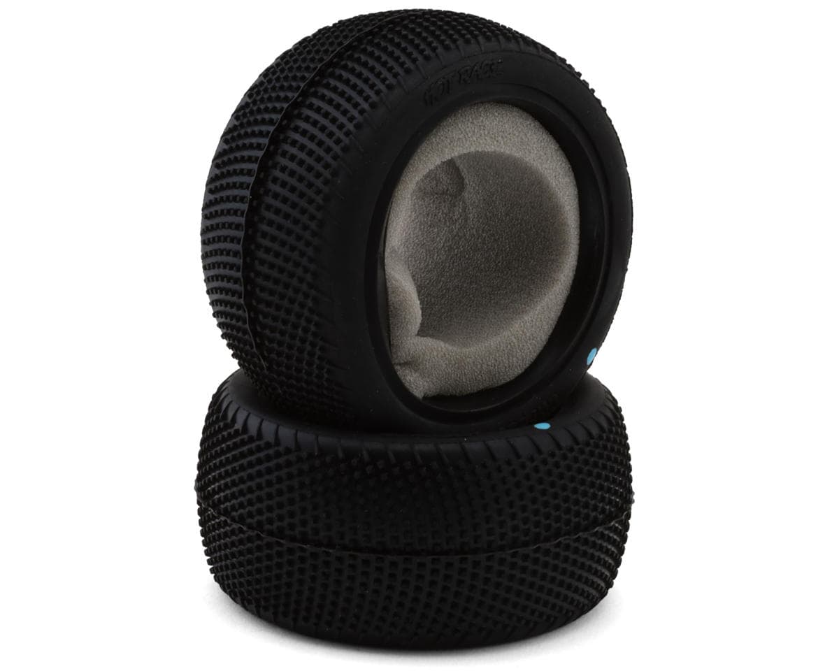 HotRace V2 Carpet 2.2" 1/10 2WD/4WD Rear Buggy Tires (2) (Medium) w/Foam Inserts